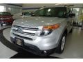 Ingot Silver Metallic 2013 Ford Explorer XLT 4WD