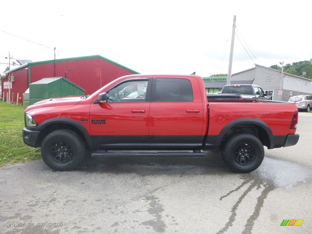 2018 1500 Rebel Crew Cab 4x4 - Flame Red / Black photo #2