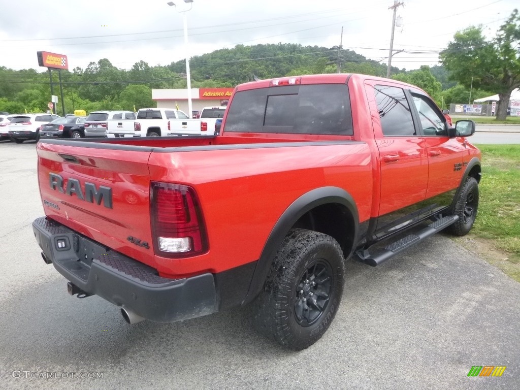 2018 1500 Rebel Crew Cab 4x4 - Flame Red / Black photo #5