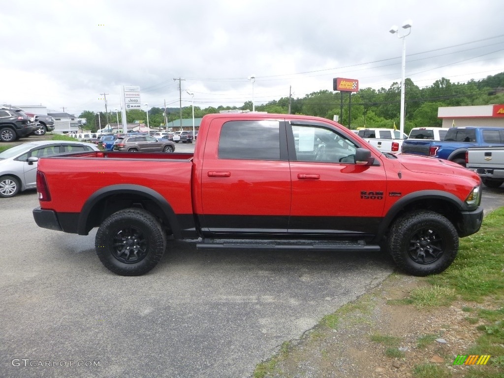 2018 1500 Rebel Crew Cab 4x4 - Flame Red / Black photo #6
