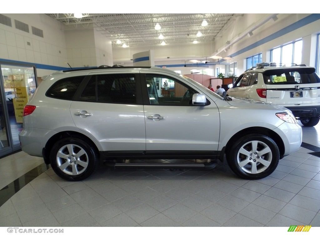 2007 Santa Fe Limited 4WD - Bright Silver / Gray photo #4