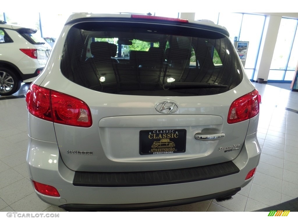 2007 Santa Fe Limited 4WD - Bright Silver / Gray photo #8