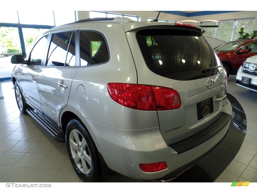 2007 Santa Fe Limited 4WD - Bright Silver / Gray photo #10