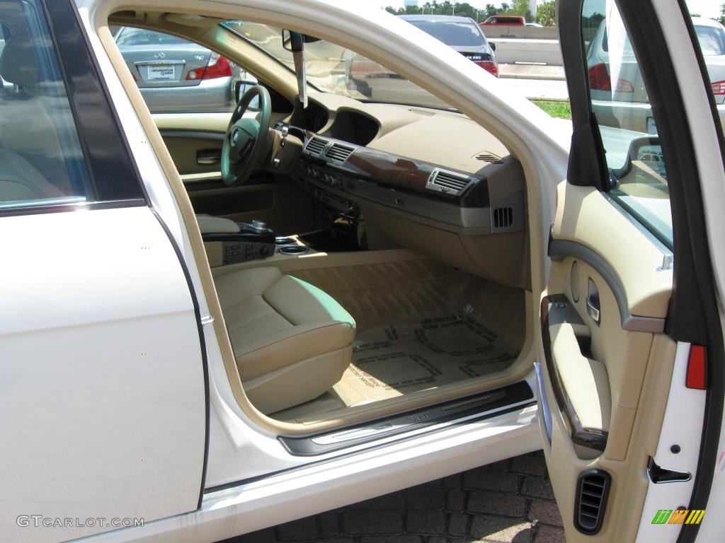 2007 7 Series 750Li Sedan - Alpine White / Beige photo #11