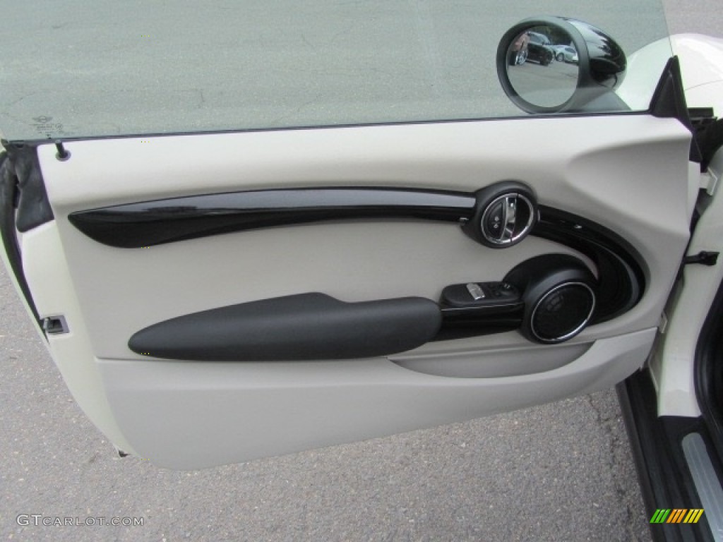 2015 Mini Cooper S Hardtop 2 Door Lounge Satellite Gray Door Panel Photo #133903148