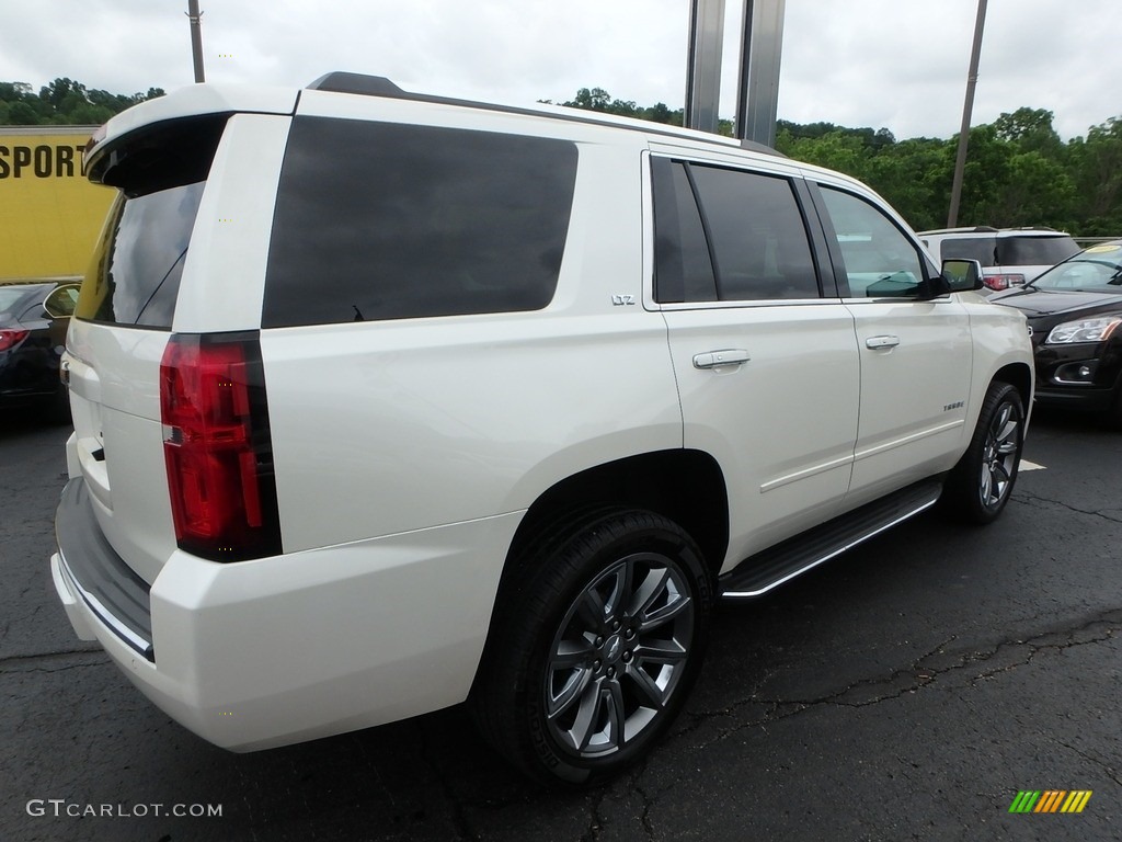 2015 Tahoe LTZ 4WD - White Diamond Tricoat / Cocoa/Dune photo #8