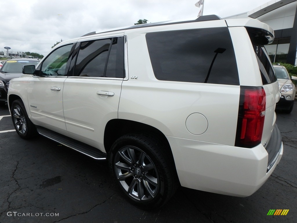 2015 Tahoe LTZ 4WD - White Diamond Tricoat / Cocoa/Dune photo #11
