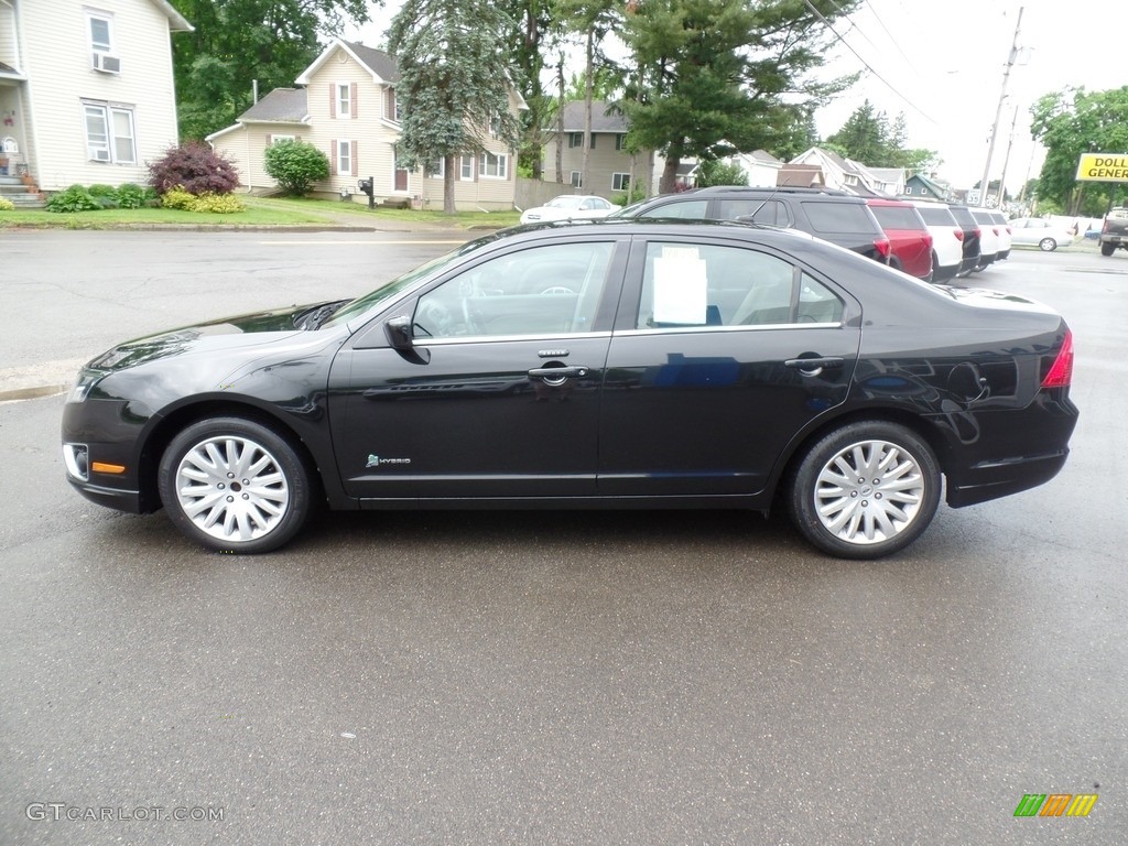 2011 Fusion Hybrid - Tuxedo Black Metallic / Charcoal Black photo #8