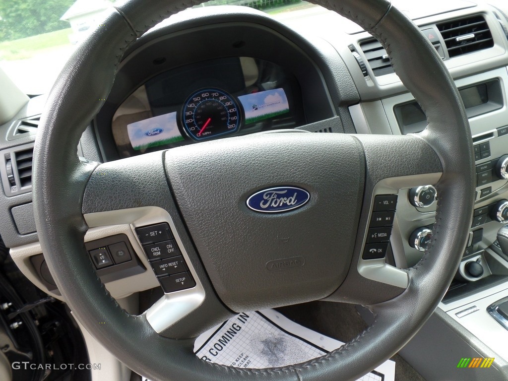 2011 Fusion Hybrid - Tuxedo Black Metallic / Charcoal Black photo #17