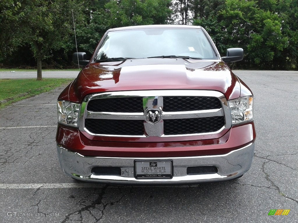 2019 1500 Classic Tradesman Quad Cab 4x4 - Delmonico Red Pearl / Black/Diesel Gray photo #3