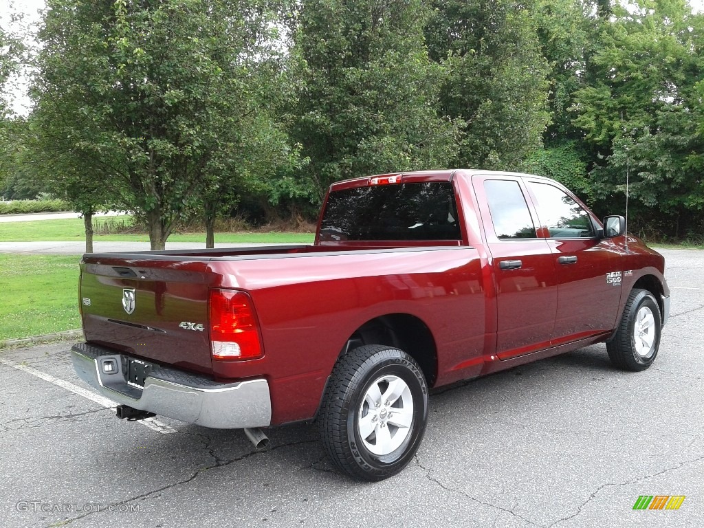 2019 1500 Classic Tradesman Quad Cab 4x4 - Delmonico Red Pearl / Black/Diesel Gray photo #6