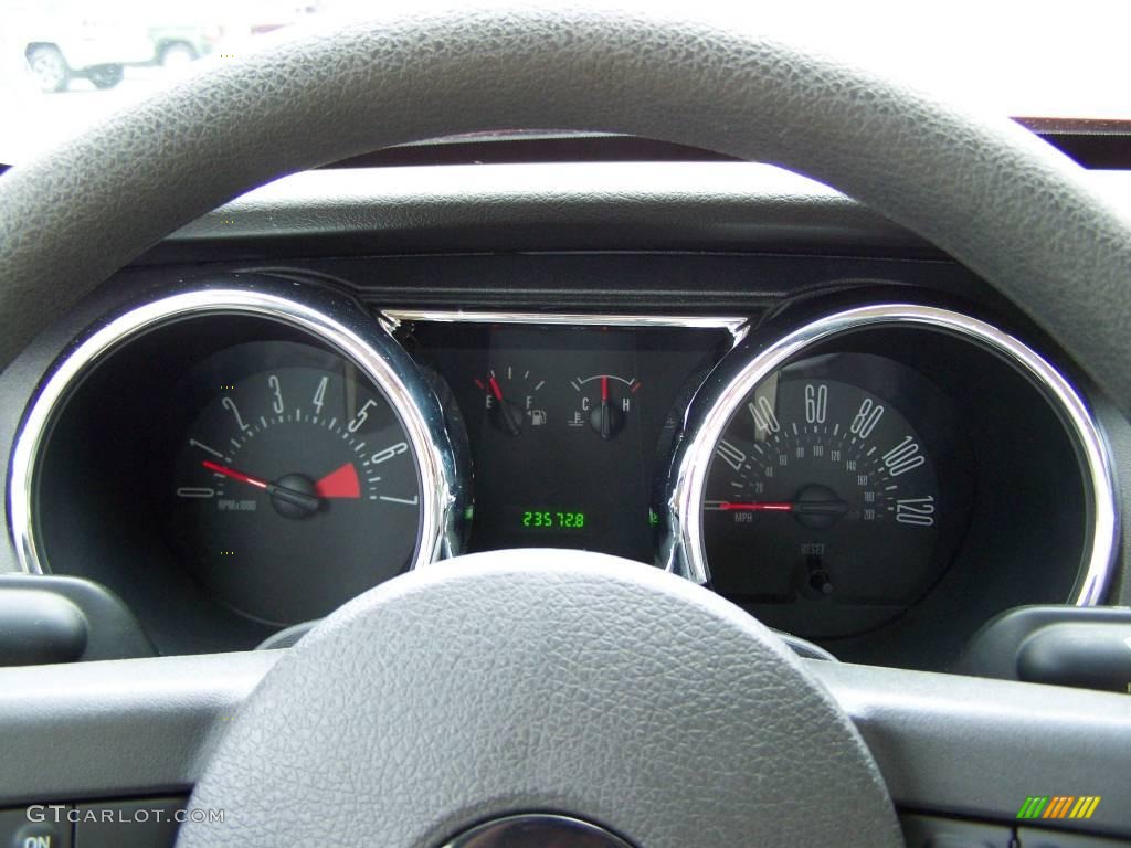2006 Mustang V6 Premium Coupe - Redfire Metallic / Light Parchment photo #15
