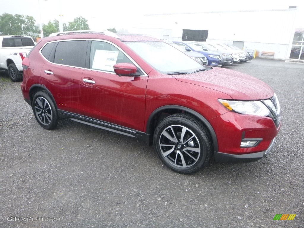 2019 Rogue SL AWD - Scarlet Ember / Charcoal photo #1