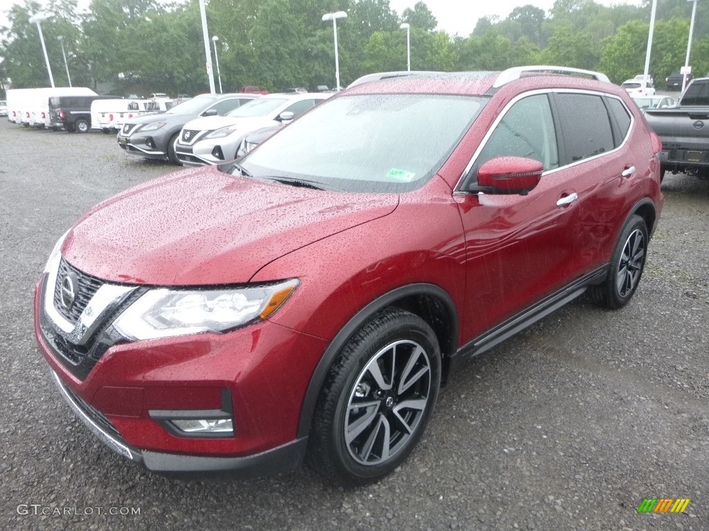 2019 Rogue SL AWD - Scarlet Ember / Charcoal photo #8