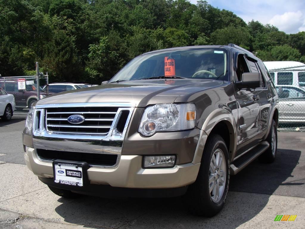 2006 Explorer Eddie Bauer 4x4 - Mineral Grey Metallic / Camel photo #1