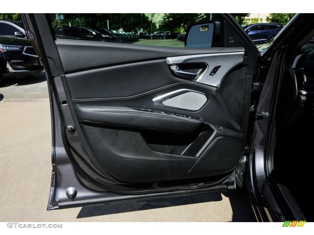 2020 Acura RDX Technology AWD Ebony Door Panel Photo #133912010