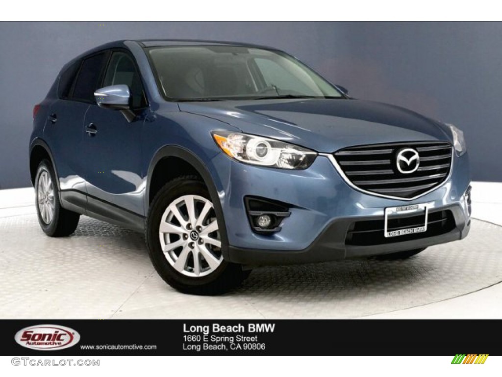 2016 CX-5 Touring - Blue Reflex Mica / Black photo #1