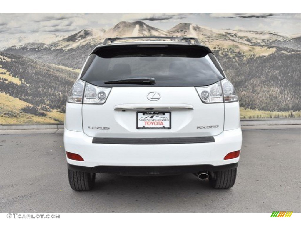 2008 RX 350 AWD - Crystal White / Ivory photo #8