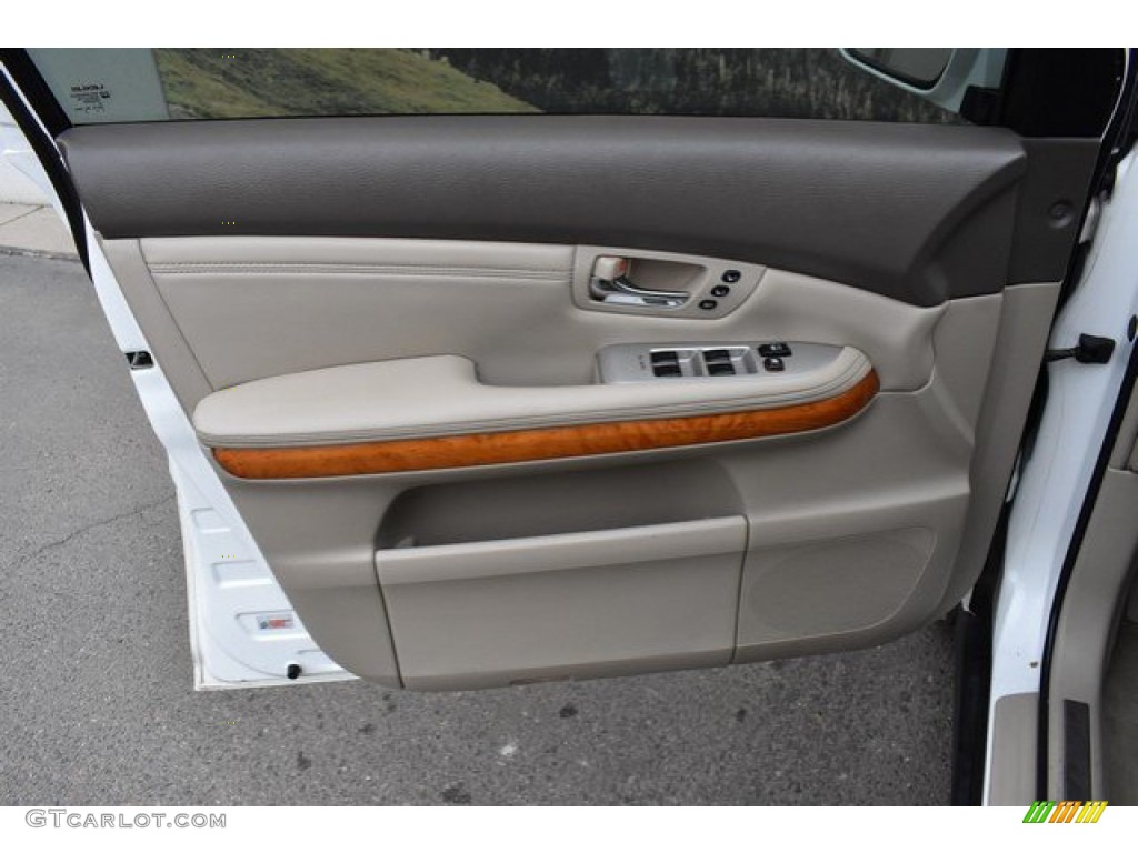 2008 Lexus RX 350 AWD Ivory Door Panel Photo #133916129