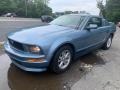 2005 Windveil Blue Metallic Ford Mustang V6 Deluxe Coupe  photo #9