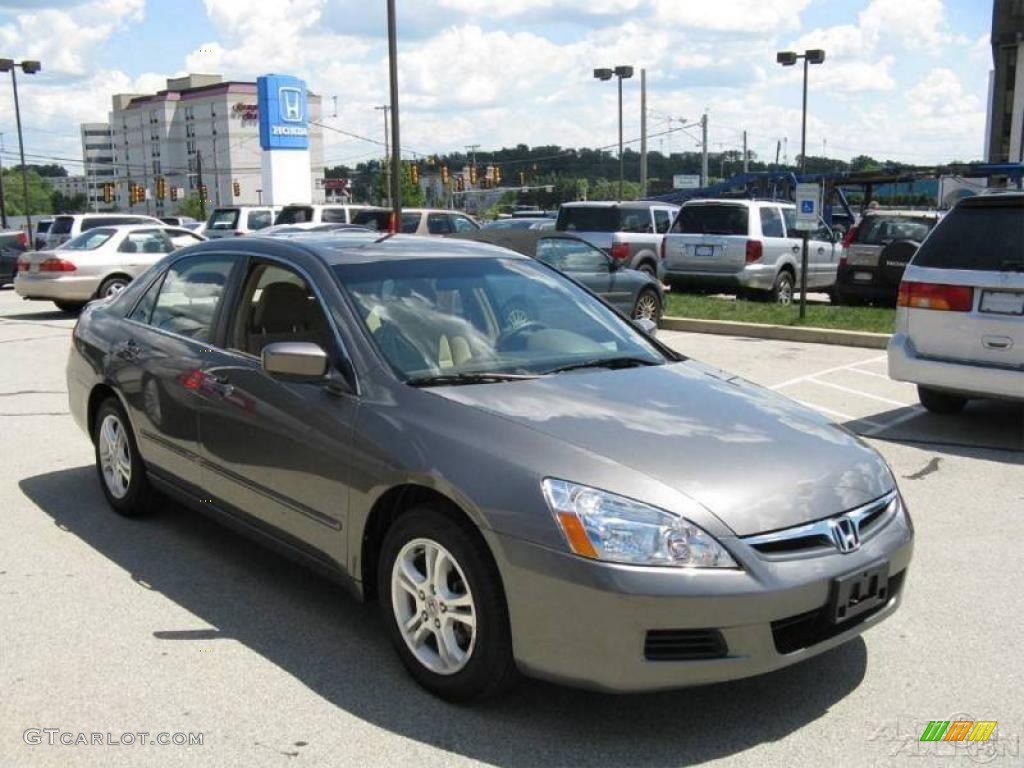 2006 Accord EX-L Sedan - Carbon Bronze Pearl / Black photo #6