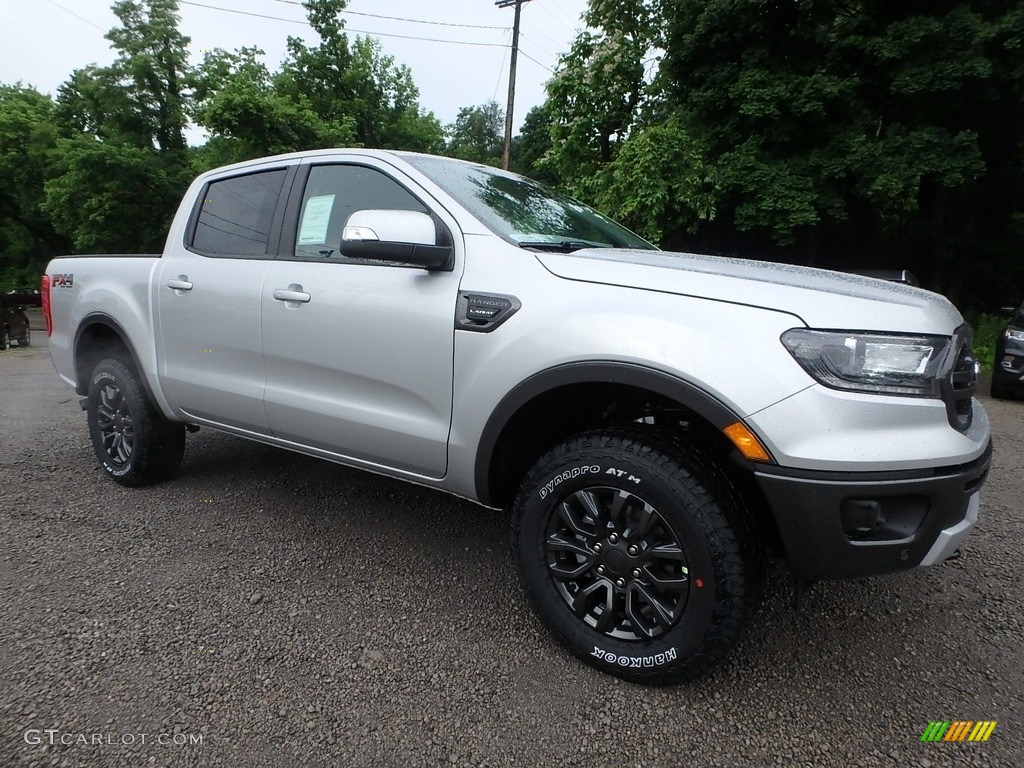 Ingot Silver Metallic 2019 Ford Ranger Lariat SuperCrew 4x4 Exterior Photo #133917911