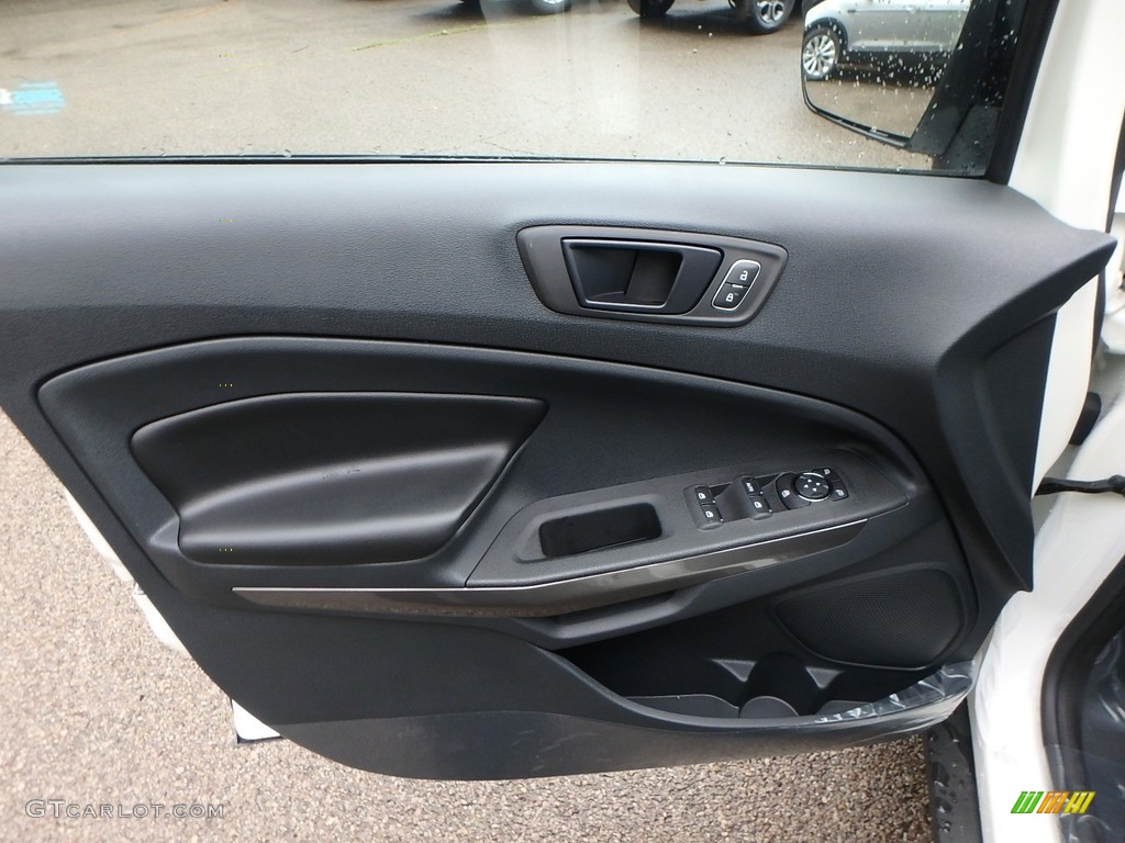 2019 Ford EcoSport SES 4WD Ebony Black Door Panel Photo #133917989
