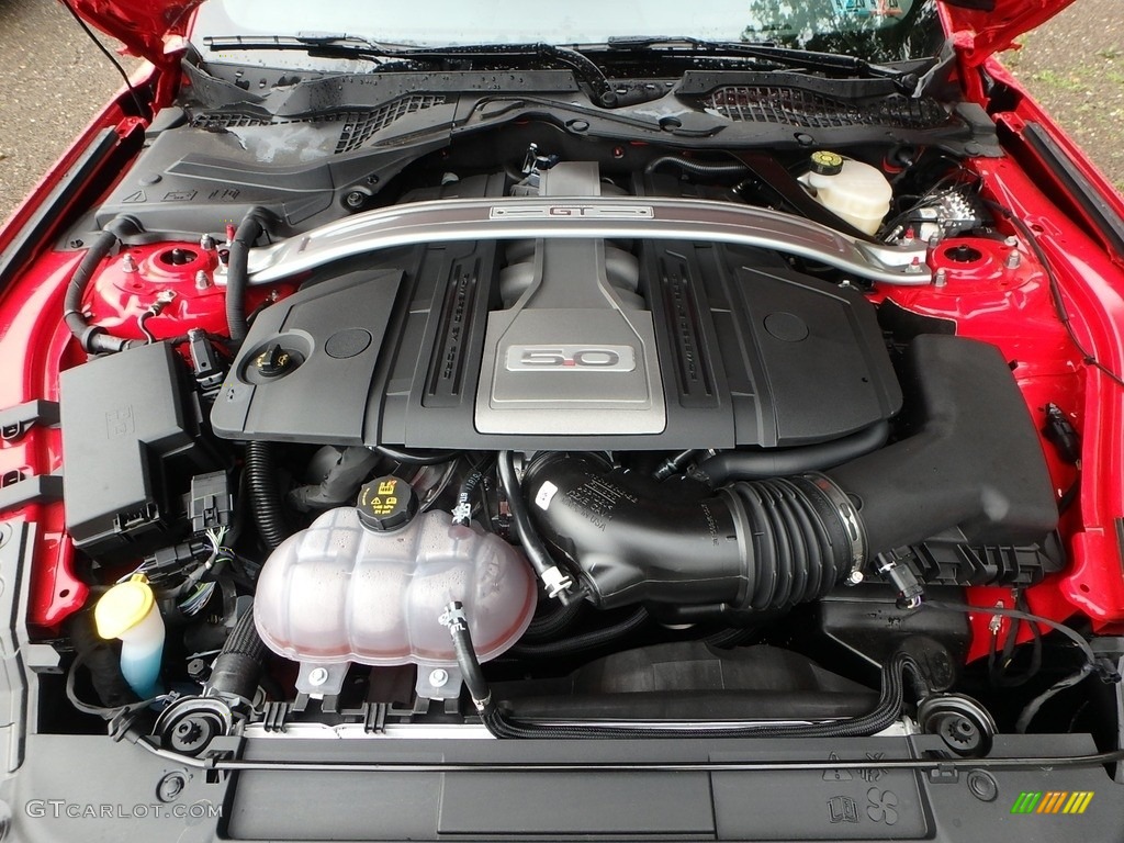 2019 Ford Mustang GT Fastback 5.0 Liter DOHC 32-Valve Ti-VCT V8 Engine Photo #133918088