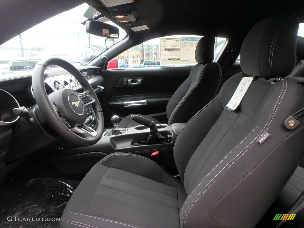 Ebony Interior 2019 Ford Mustang GT Fastback Photo #133918103