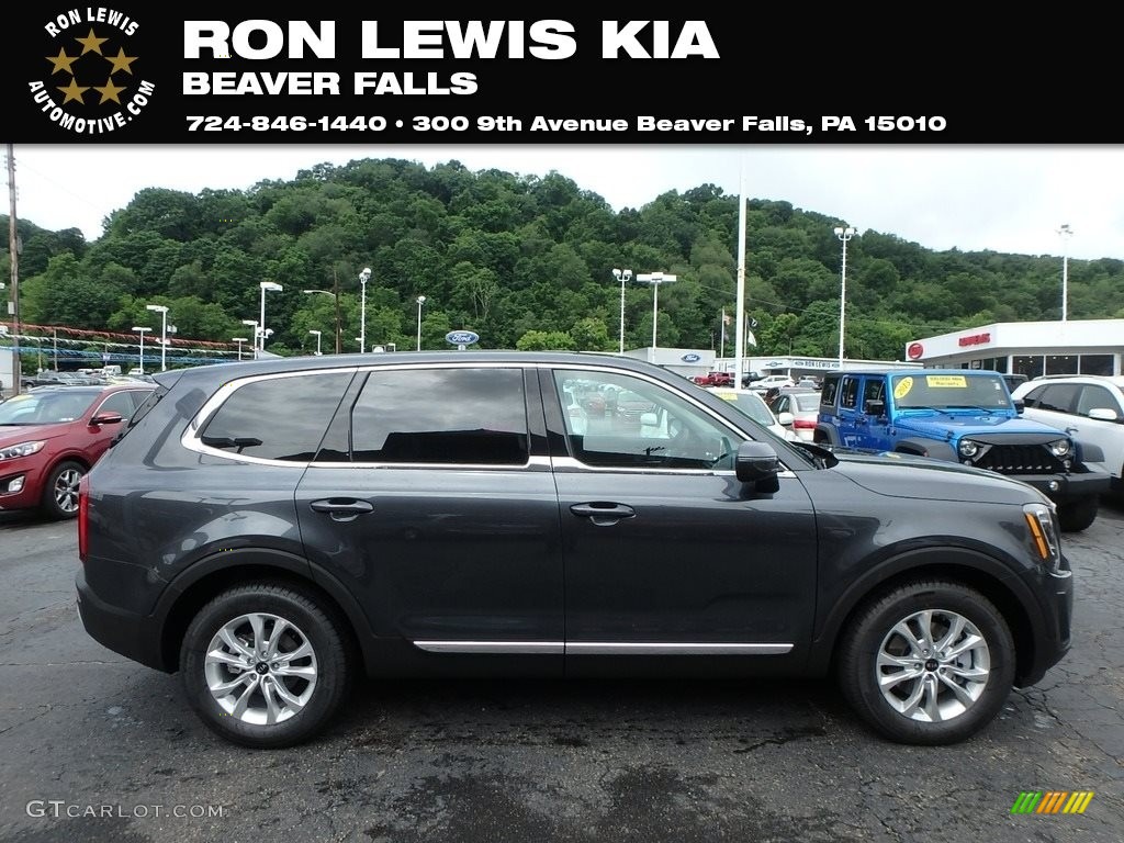 2020 Telluride LX AWD - Gravity Grey / Black photo #1