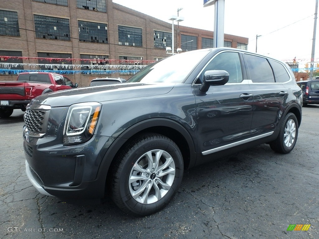 Gravity Grey 2020 Kia Telluride LX AWD Exterior Photo #133918148
