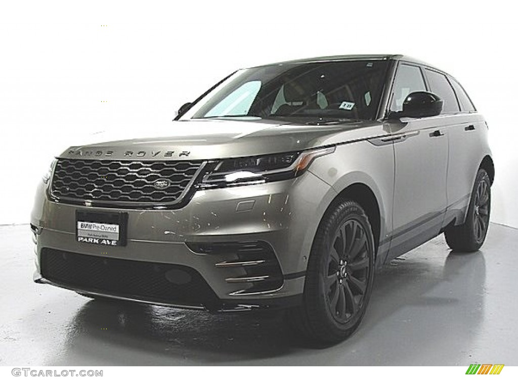 2018 Range Rover Velar R Dynamic SE - Corris Grey Metallic / Light Oyster/Ebony photo #1