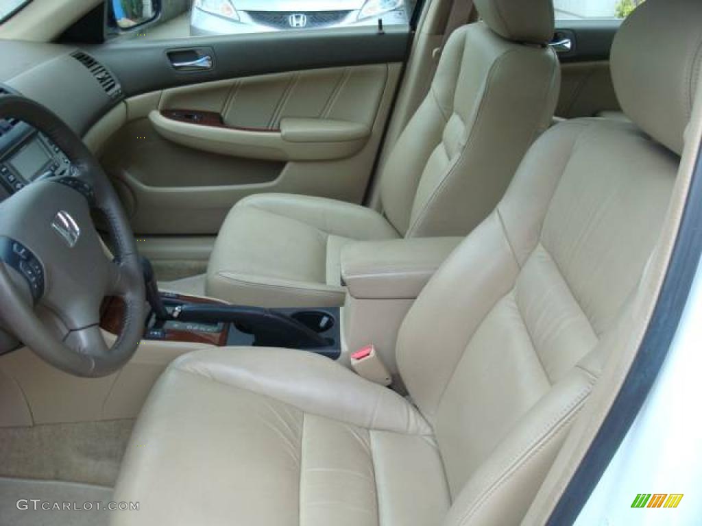 2006 Accord EX-L Sedan - Taffeta White / Ivory photo #10