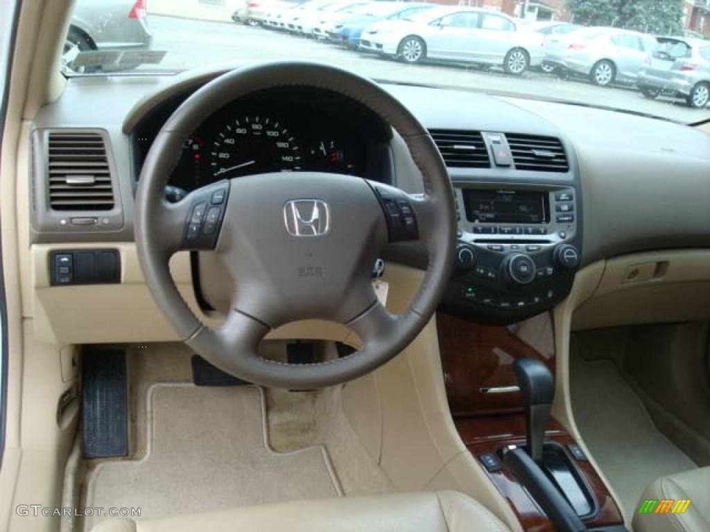 2006 Accord EX-L Sedan - Taffeta White / Ivory photo #12
