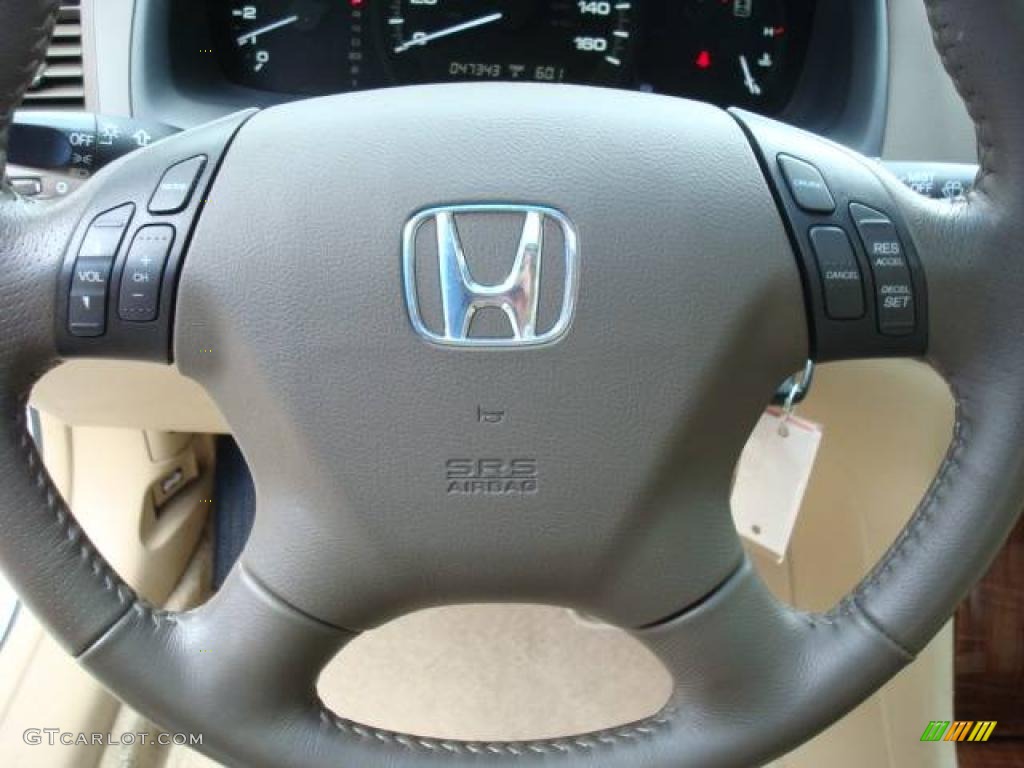 2006 Accord EX-L Sedan - Taffeta White / Ivory photo #17
