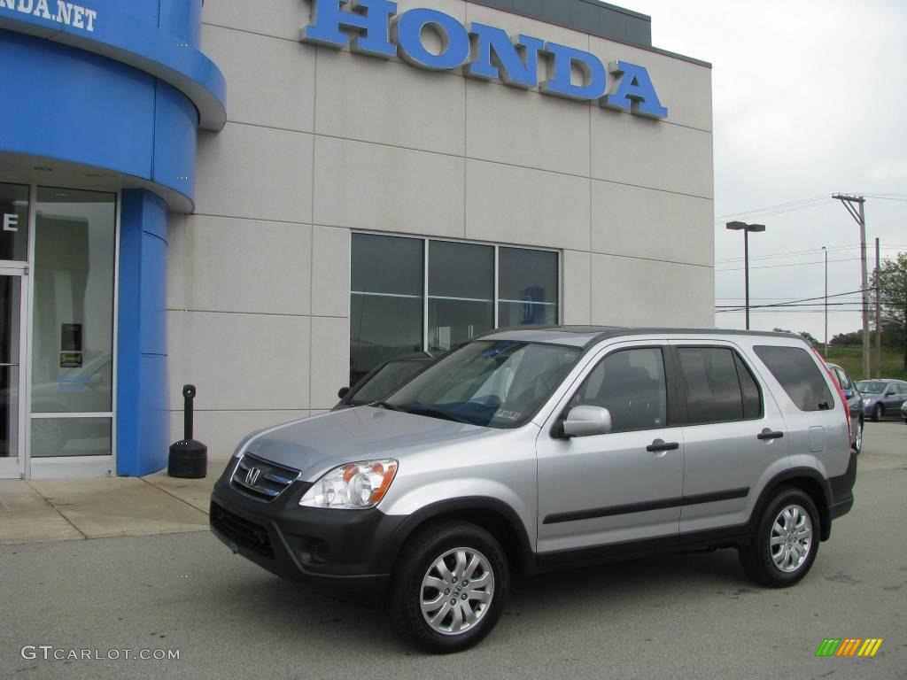 2006 CR-V EX 4WD - Alabaster Silver Metallic / Black photo #1