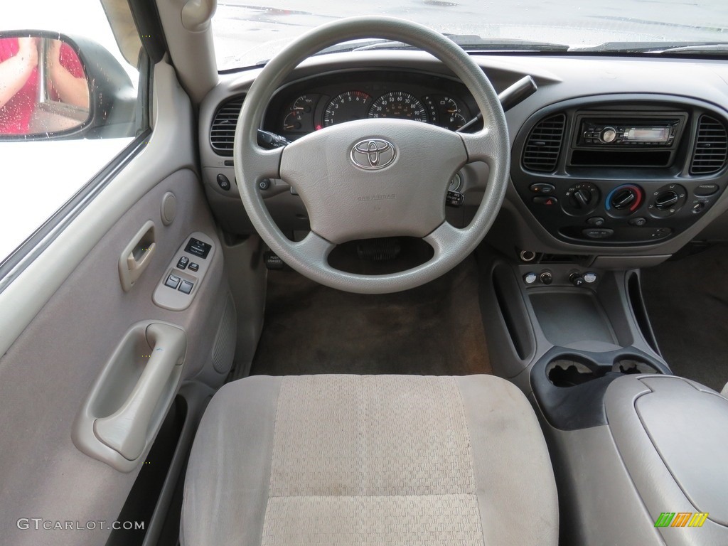 2003 Tundra SR5 Access Cab 4x4 - Silver Sky Metallic / Gray photo #23