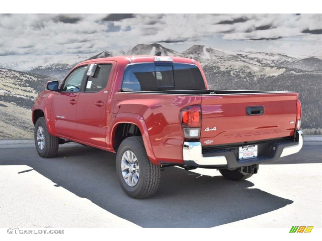 2019 Tacoma SR5 Double Cab 4x4 - Barcelona Red Metallic / Cement Gray photo #3
