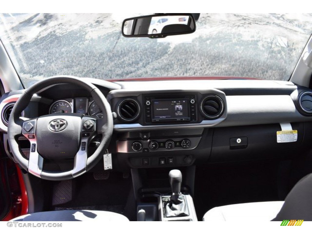 2019 Tacoma SR5 Double Cab 4x4 - Barcelona Red Metallic / Cement Gray photo #7