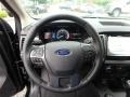 Ebony 2019 Ford Ranger Lariat SuperCrew 4x4 Steering Wheel