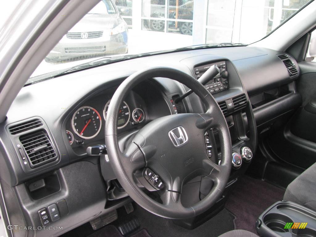 2006 CR-V EX 4WD - Alabaster Silver Metallic / Black photo #10