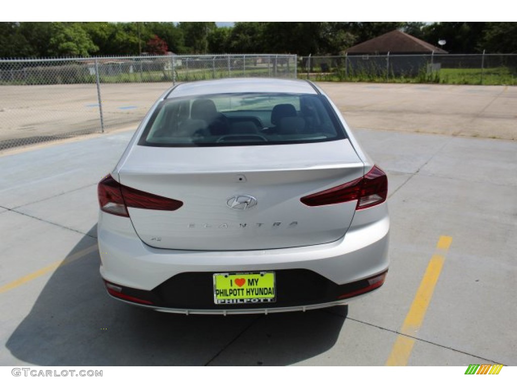 2020 Elantra SE - Symphony Silver / Black photo #8