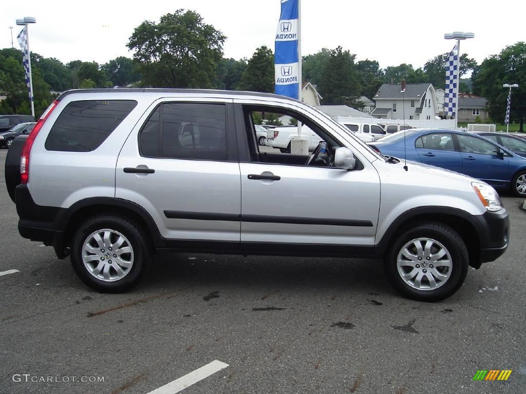 2006 CR-V EX 4WD - Alabaster Silver Metallic / Black photo #6