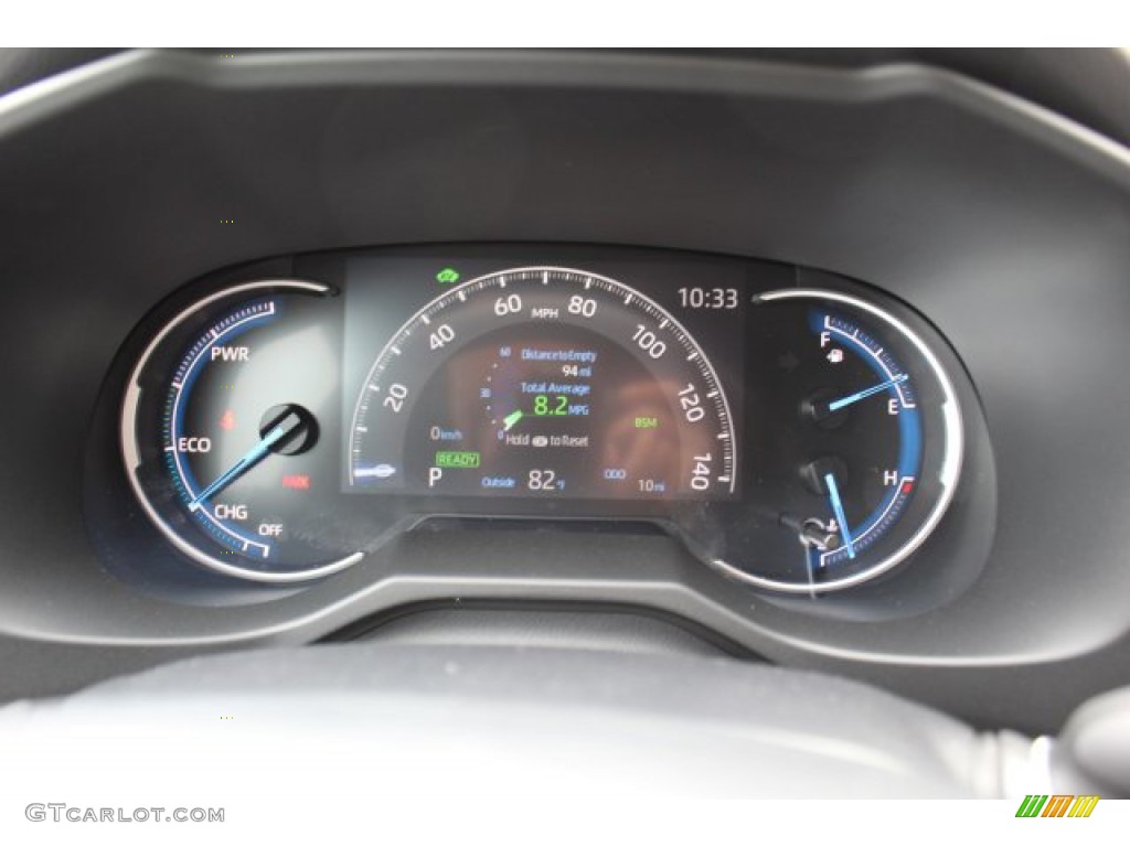 2019 RAV4 XSE AWD Hybrid - Blizzard White Pearl / Black photo #14