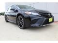 2019 Midnight Black Metallic Toyota Camry XSE  photo #2