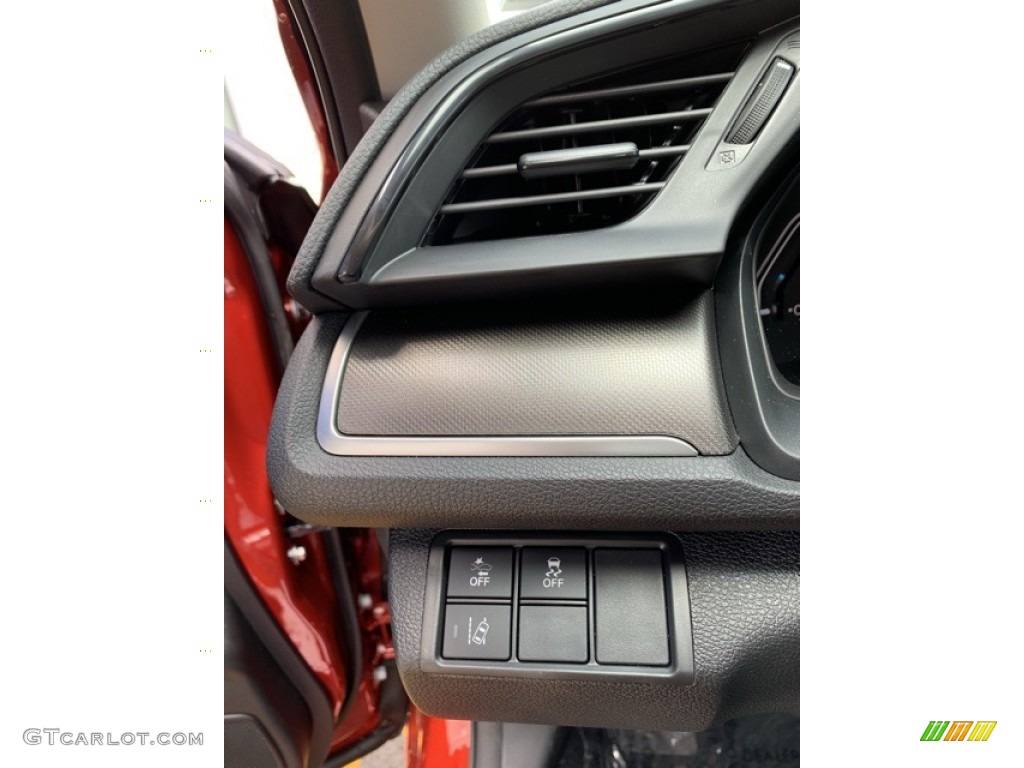2019 Civic LX Sedan - Rallye Red / Black photo #12