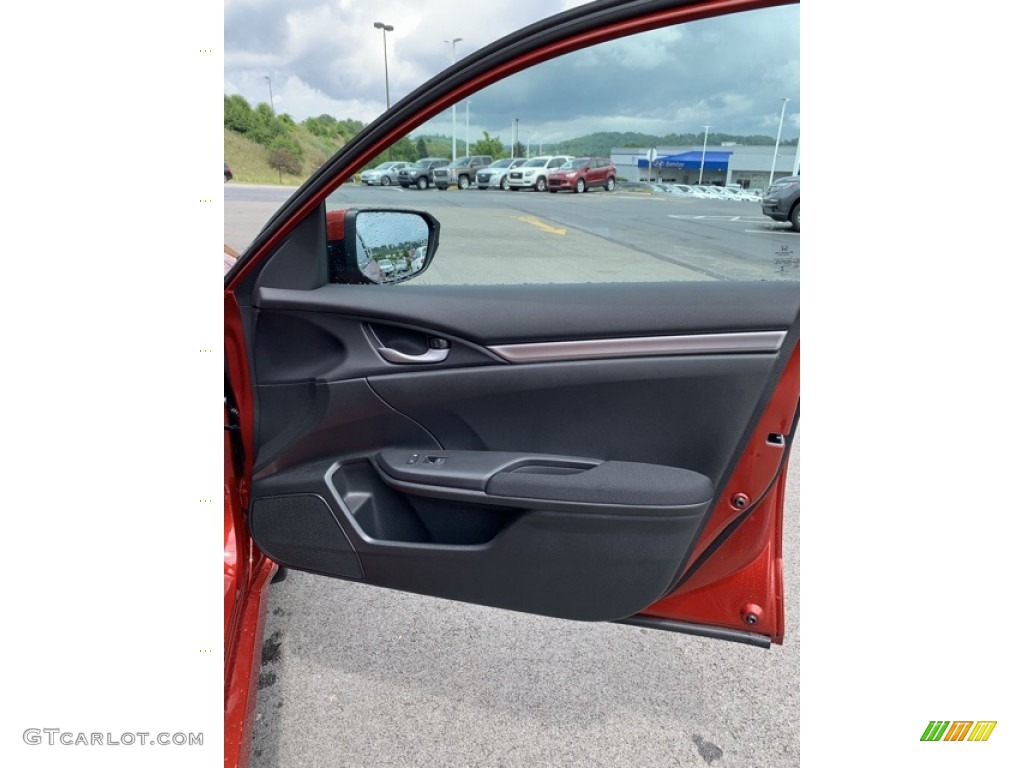 2019 Civic LX Sedan - Rallye Red / Black photo #25