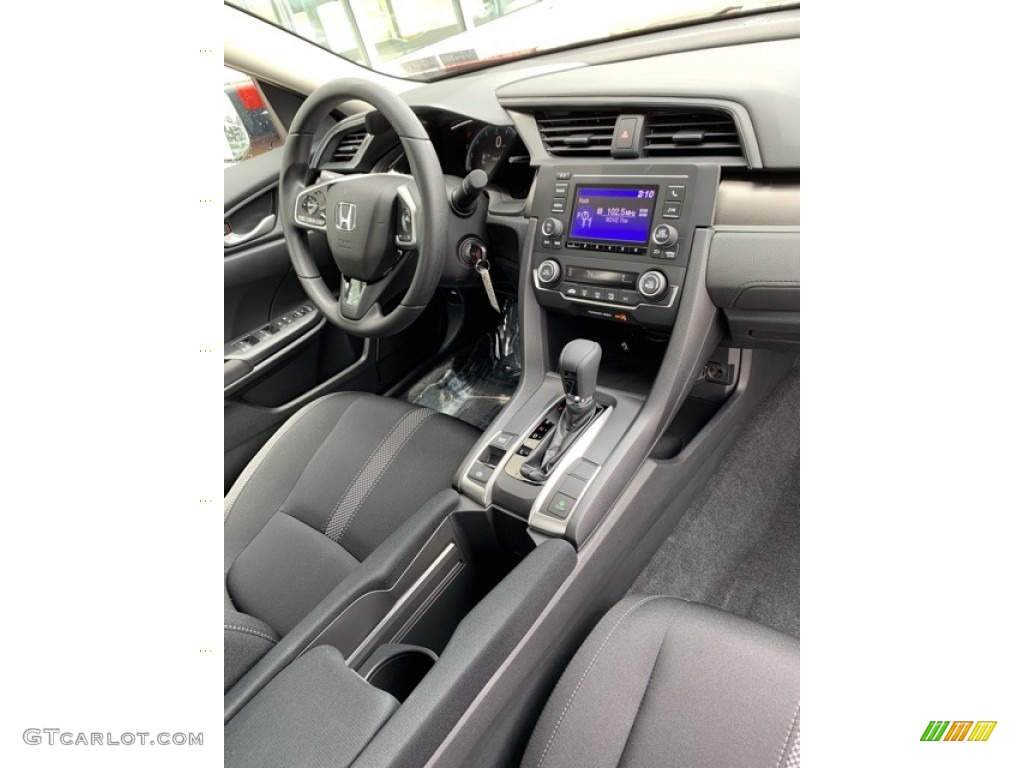 2019 Civic LX Sedan - Rallye Red / Black photo #27