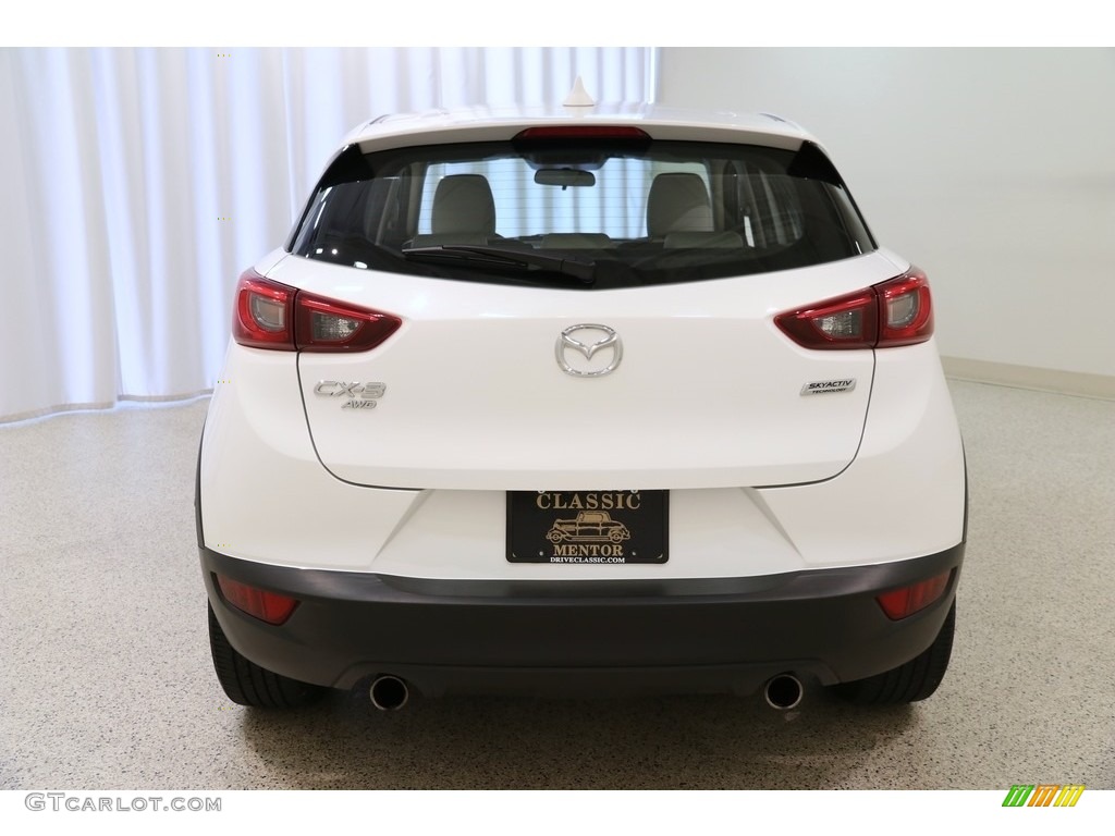 2017 CX-3 Grand Touring AWD - Crystal White Pearl Mica / Black/Parchment photo #19