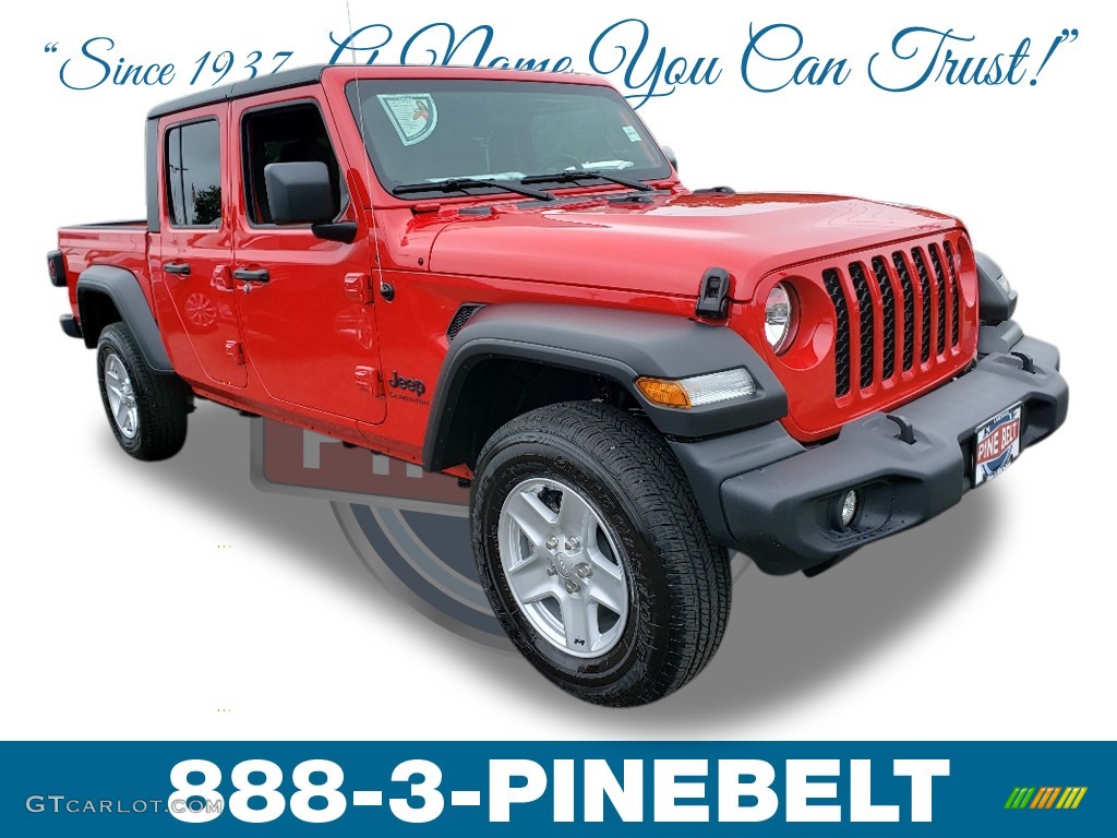 2020 Gladiator Sport 4x4 - Firecracker Red / Black photo #1